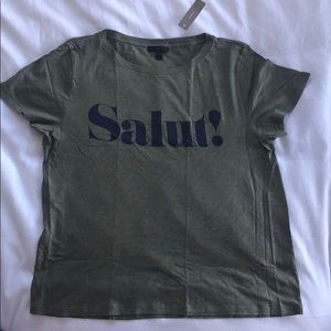 J.CREW “SALUT!” SHIRT